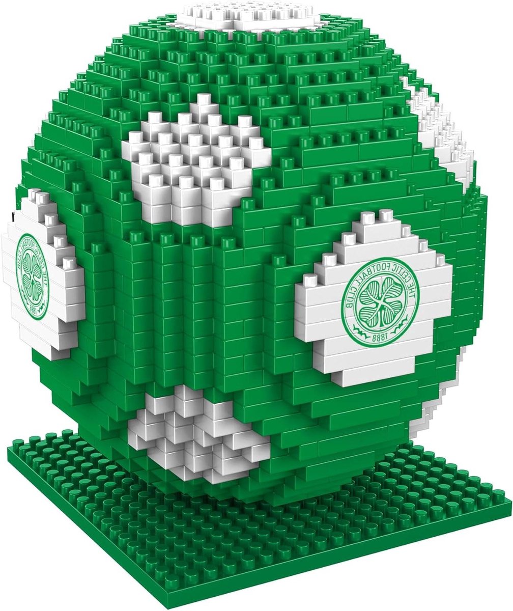 3D Voetbal Bouwset - Pixel Voetbal Model - Club Trots Tonen - Alternatieve Clubkleuren