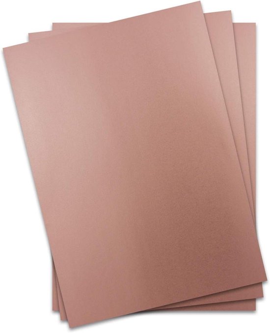 Metallic Papier - Knutselpapier Glanzend - Kaarten Maken - Brons ...