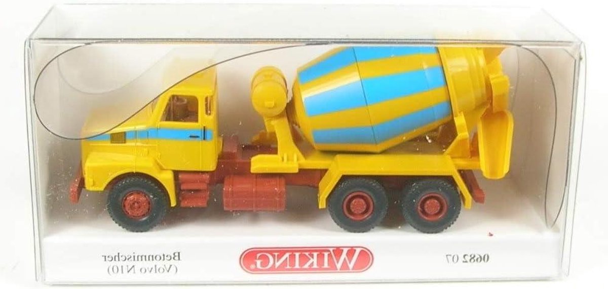 Volvo Betonmixer - Betonwagen Model - Modelbouw Diorama - Gedetailleerd Kunststof Model - H0 Schaal - Wit