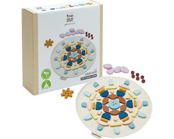 Plan Toys Mandala - Houten Speelgoed - Creatief Spelen - 60 Stuks - Niet gespecificeerd - Multicolor