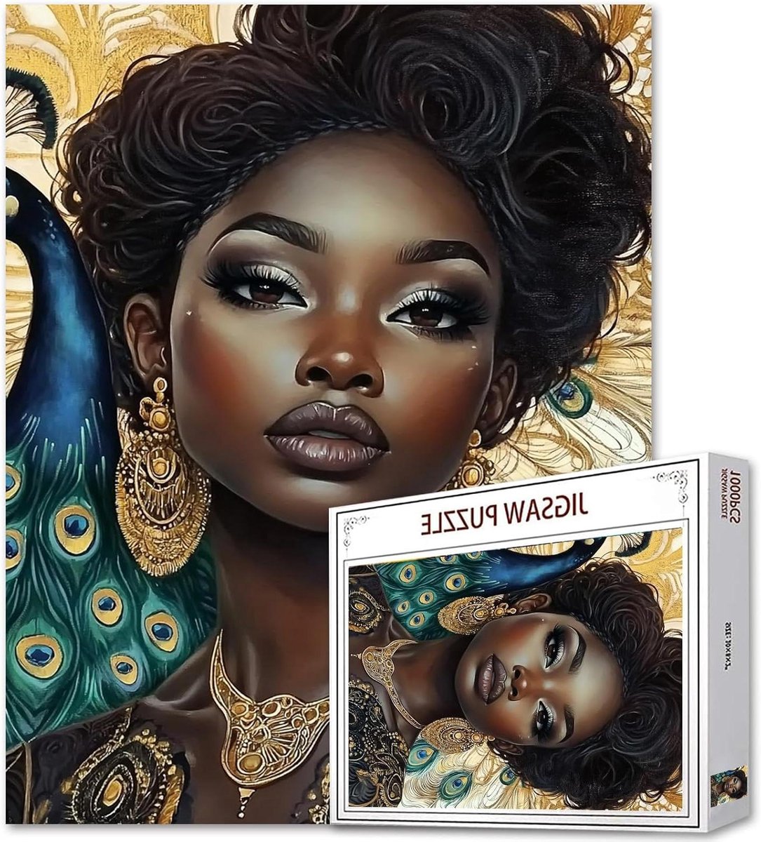 Legpuzzel Vrouw - Puzzel Spel - Ontspannen Thuis - Nauwkeurig Gesneden Stukjes - 50x70 cm - Multicolor