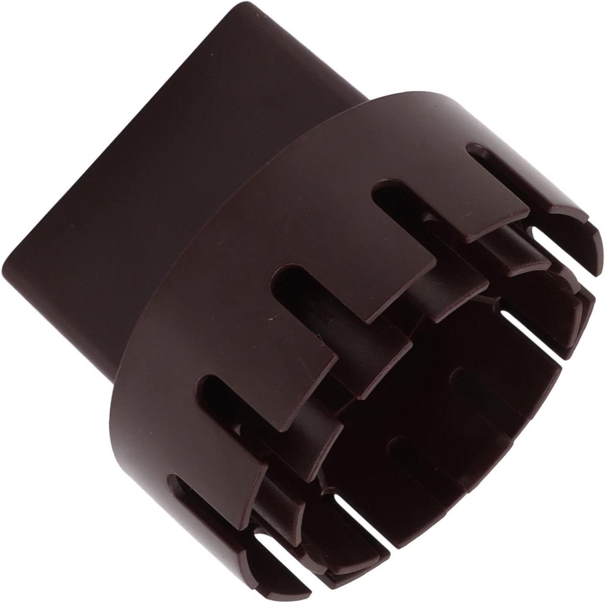 Regenpijpadapter - Afvoerconnector - Regenwater afvoeren - Lekvrij ontwerp - 3x4 inch - Bruin