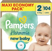 Pampers - Harmonie - Maat 2 - Mega Pack - 104 stuks - 4/8 KG
