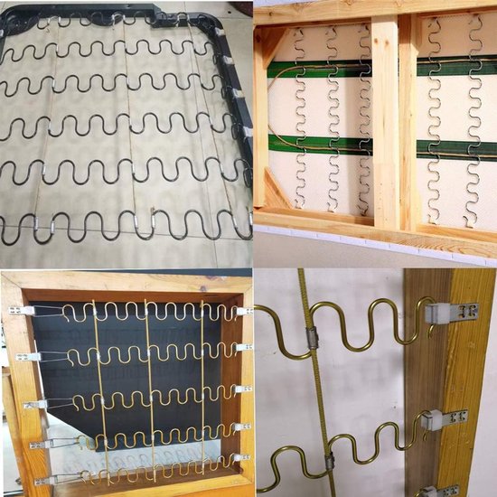 Veren Reparatie Kit - Bank Herstel Set - Meubels Repareren - Gelegerd Staal - 20ft Draad - zilver van Merkloos — afbeelding 2