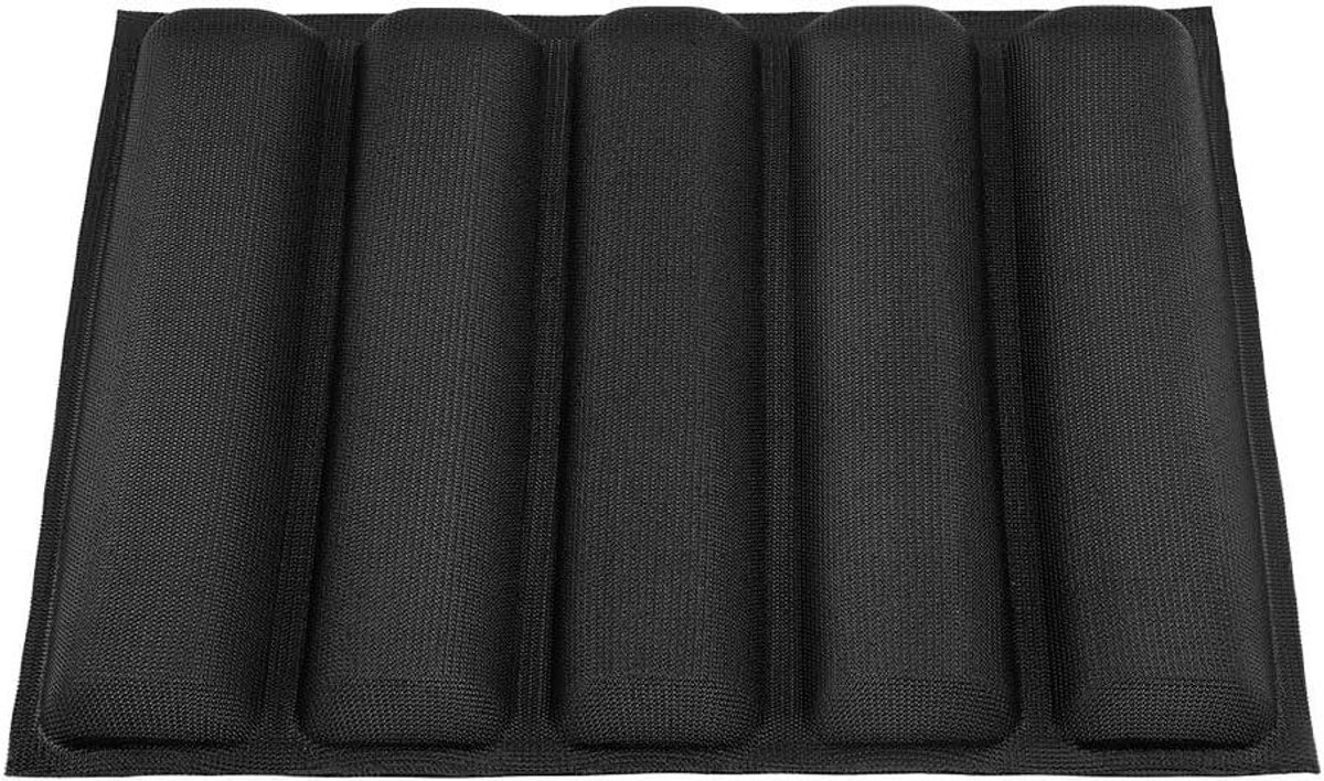 Stokbrood Pan - Brood Bakplaat - Brood Bakken - Antiaanbaklaag - 45 x 33.5 cm - Zwart