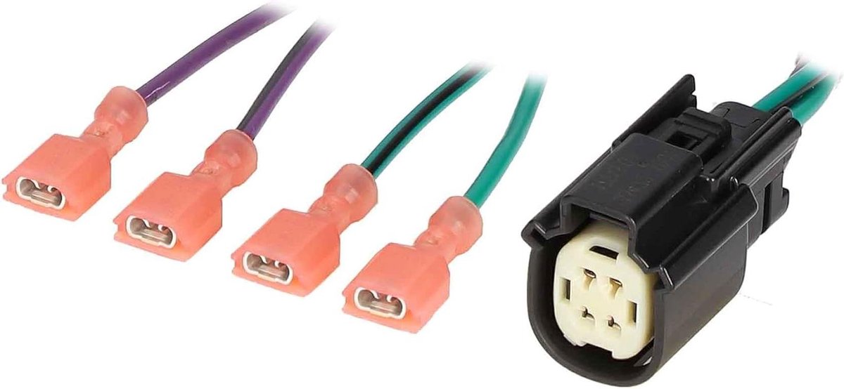 Luidsprekerkabelboom - Speaker Harness - Audio Installatie - Plug-en-play - 20.4 x 12.6 x 3.6 cm - Zwart