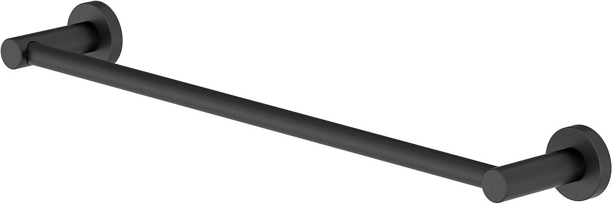 Handdoekstang - Handdoekhouder Badkamer - Badkamer Organiseren - Metalen Constructie - 18 Inch - Mat Zwart