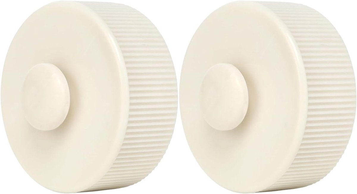 Zwembad Afvoer Plug - Afvoerklep Cover - Zwembad Onderhoud - Veiligheidskwaliteit ABS - 2 Stuks - Zwart