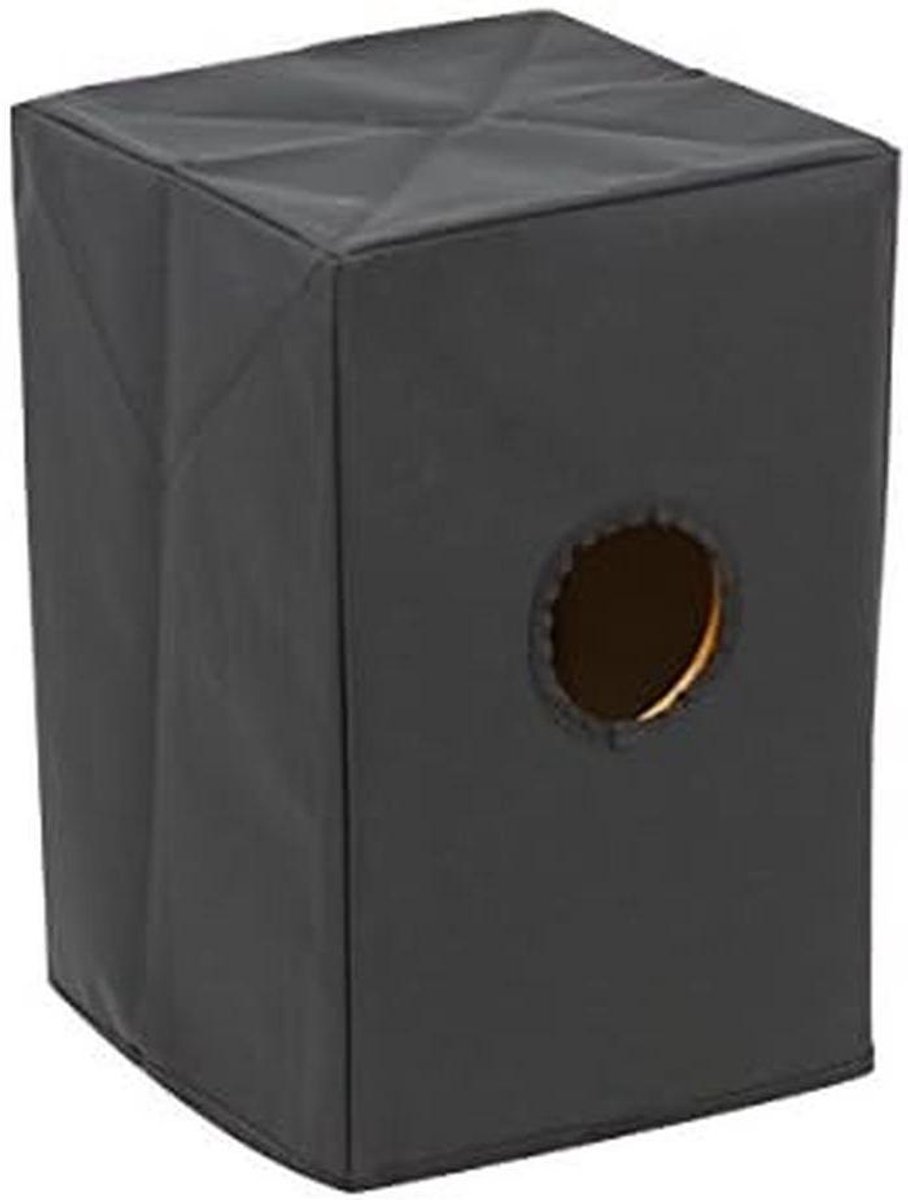 Cajonhoes - Percussie hoes - Cajon beschermen - Versterkt polyester - 50x31x31 cm - Zwart