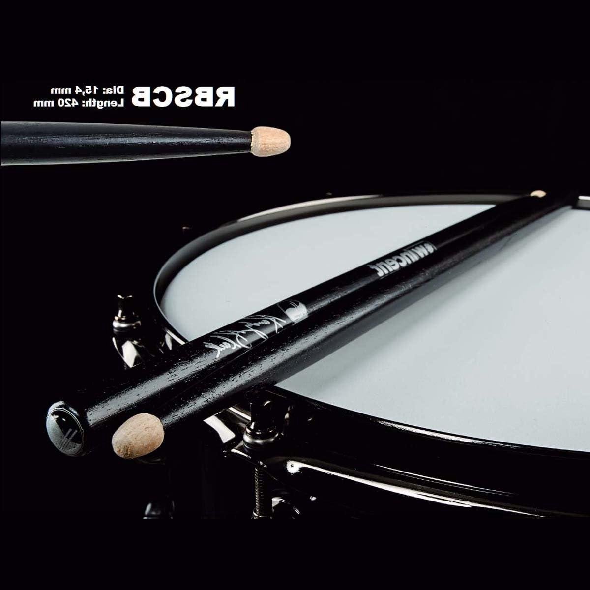 Drumstokken Paar - Slagstokken Set - Muziek Maken - Extra Groot Design - 42 cm Lengte - Zwart