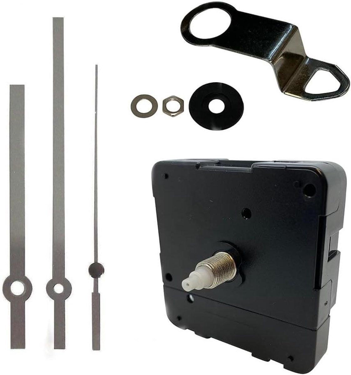 Klok Beweging Reparatie - Quartz Motor Wijzers - Klok Repareren - Niet-tikkende Sweep - 119mm Zilver - Diverse