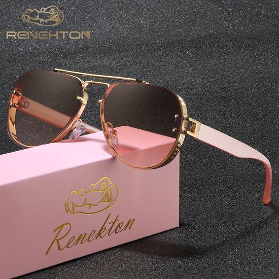 Dutchers® Renekton Dames Zonnebril – Metalen Montuur – Trendy & Lichtgewicht – Festivalbril - Voor Reizen, Autorijden & Outdoor – Mode Bril – Cadeauwaardig — afbeelding 4