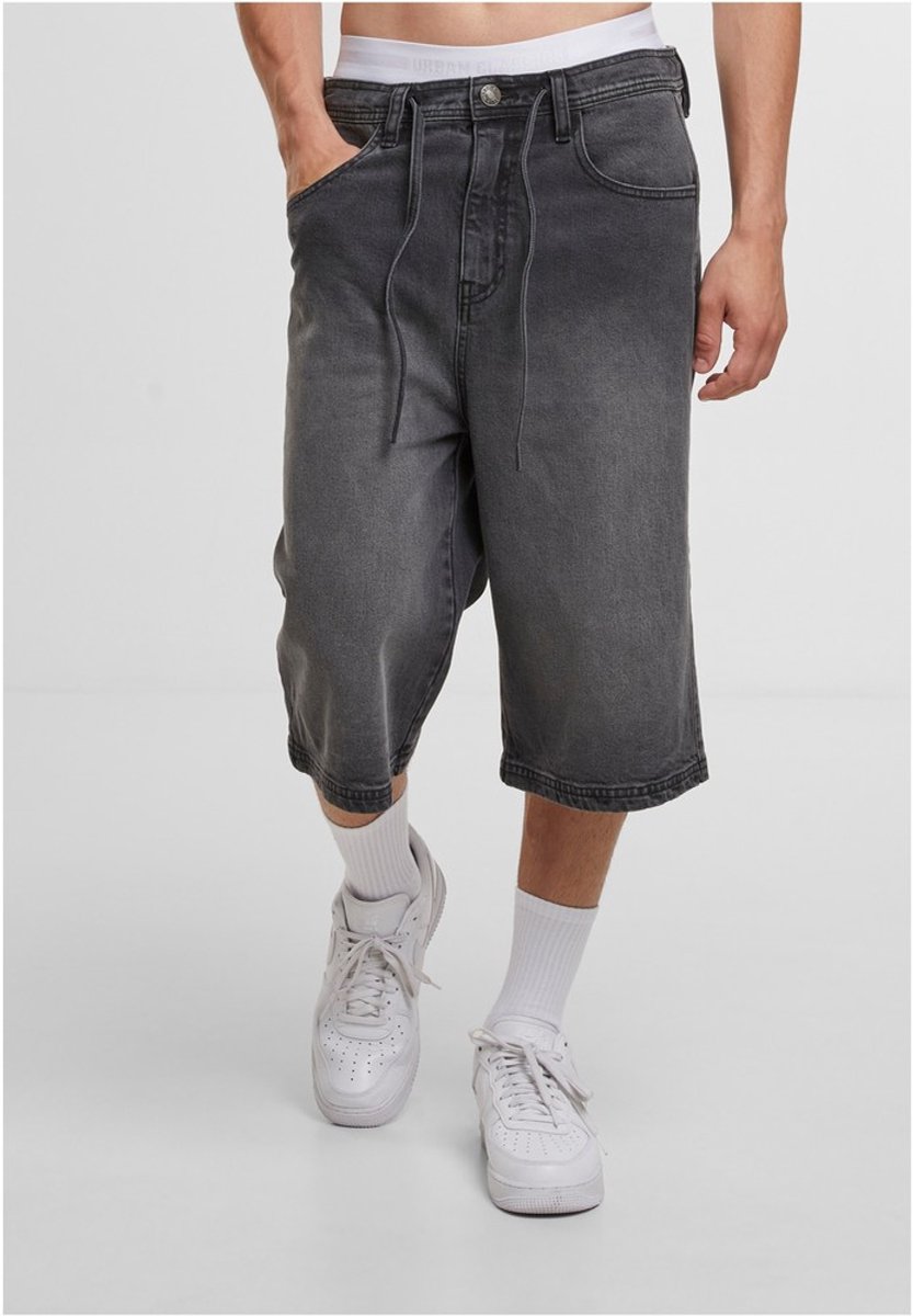Urban Classics Skater Shorts With Drawcord Driekwartbroek Taille 44 inch Zwart