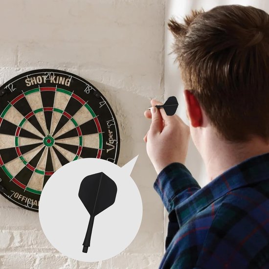 Dart Flights met Shafts - Dart Accessoires Set - Darts Spel - Stabiele Pijlen - 75 mm - null van Dart — afbeelding 3