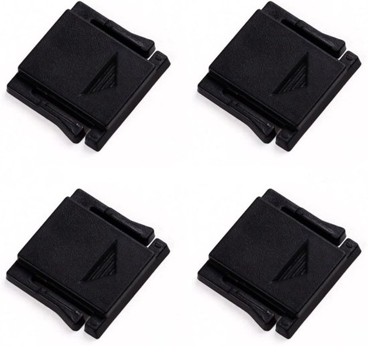 Beschermhoes voor camera hot shoe - Zwart - 4 stuks