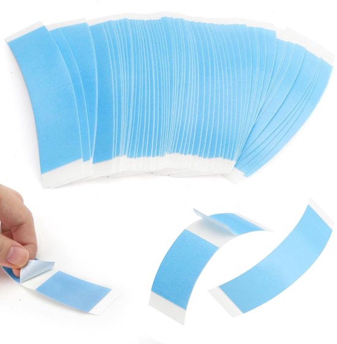 Pruiktape voor kanten pruiken, waterdicht, dubbelzijdig - 60 stuks