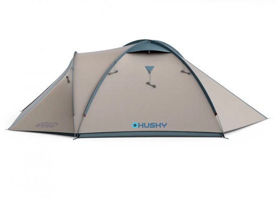 Husky Bizon 4 Classic - klassieke tent - 4 persoons - Licht Grijs van Husky — afbeelding 3