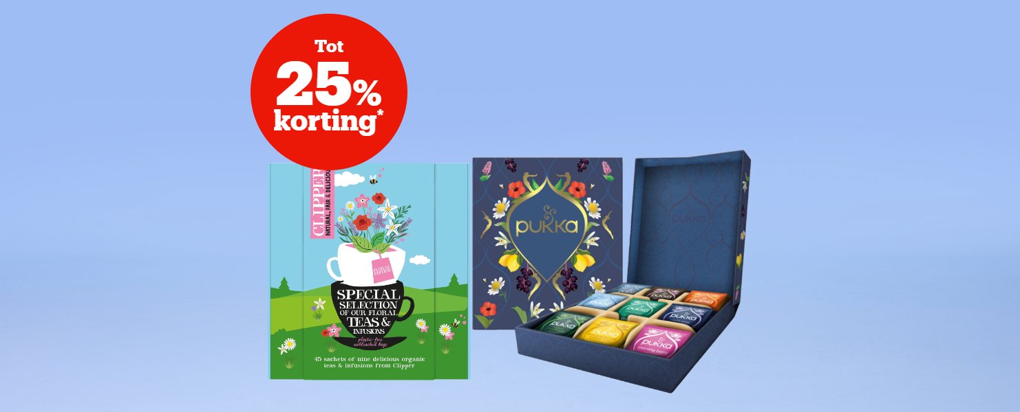 Tot 25% korting*