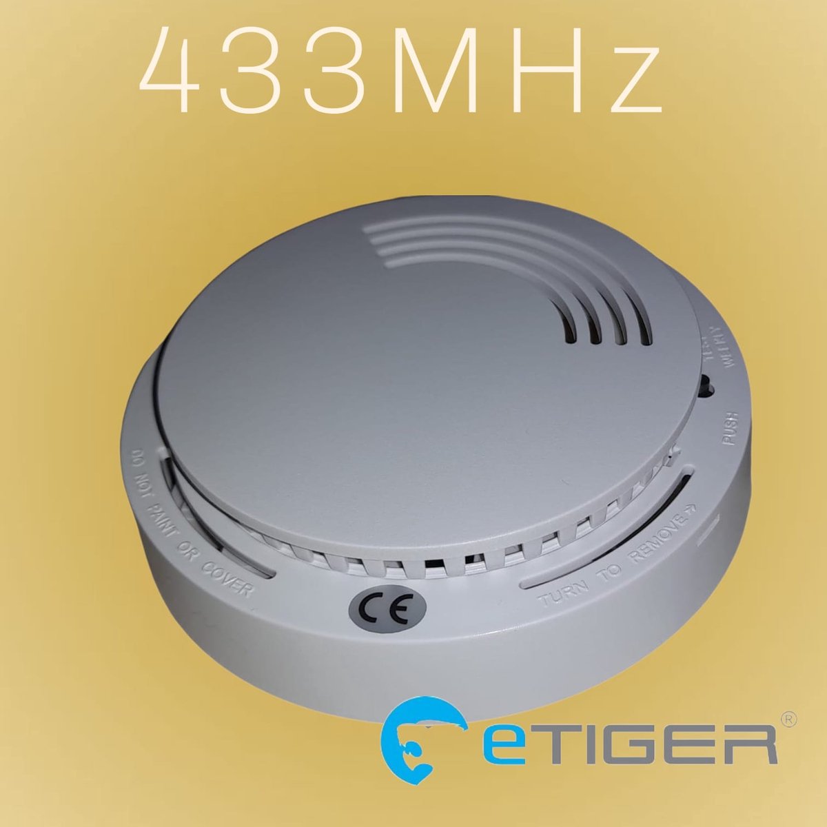 Etiger RM030 433Mhrz draadloze Rookmelder voor oa. de XL7- Elro Sigmatek Home Assistance, Homey ed.