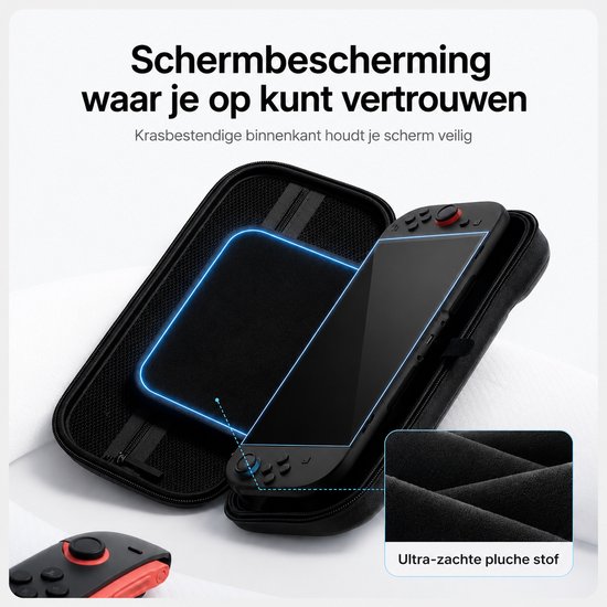Étui Sounix pour Nintendo Switch 2 - Housse de protection - Étui Switch 2 - Sac de rangement - Étui Portal - Zwart