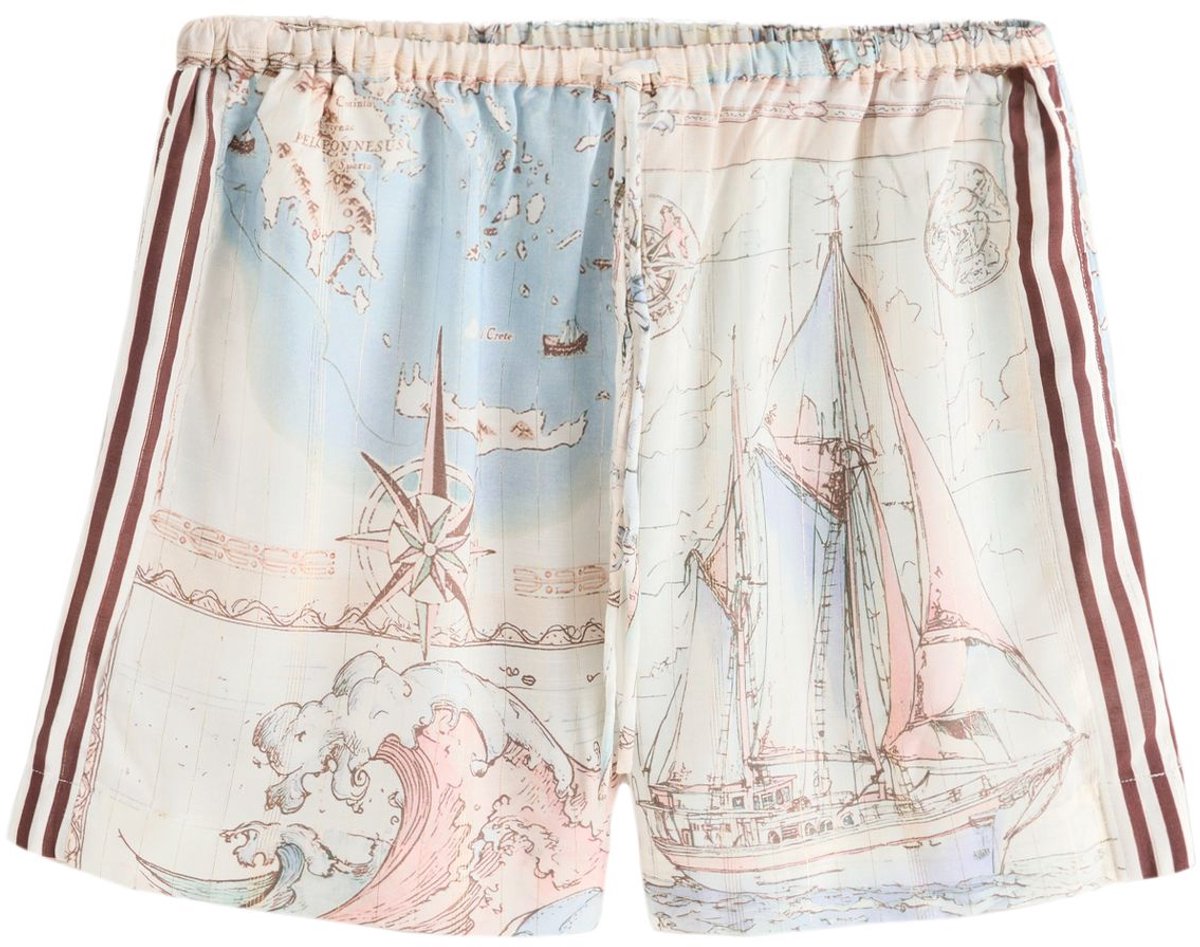 Next - Dames - Strandzomershort - Crème