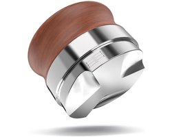 Espresso verdeler 58mm voor gelijkmatige koffiepoederdistributie, hoogte verstelbaar van 4-7mm, barista gereedschap van Huanghua Li-hout, ideaal voor perfecte koffie.