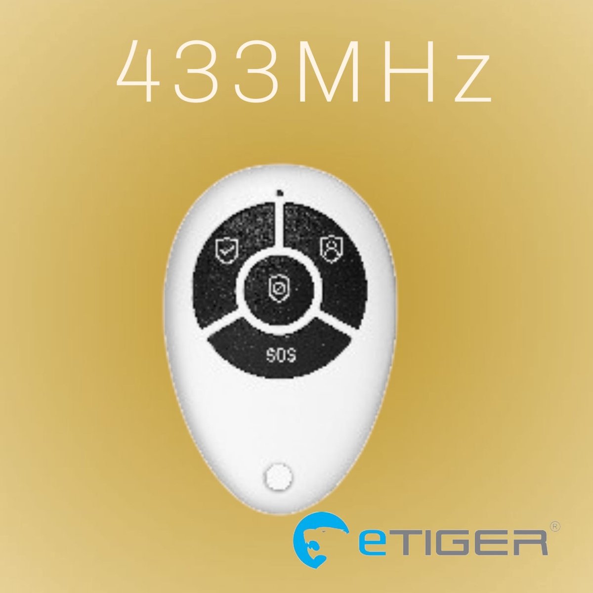 eTiger® XRC Afstandsbediening. Deze werkt op 433MHz eV Voor onze XL7 Alarmcentrale