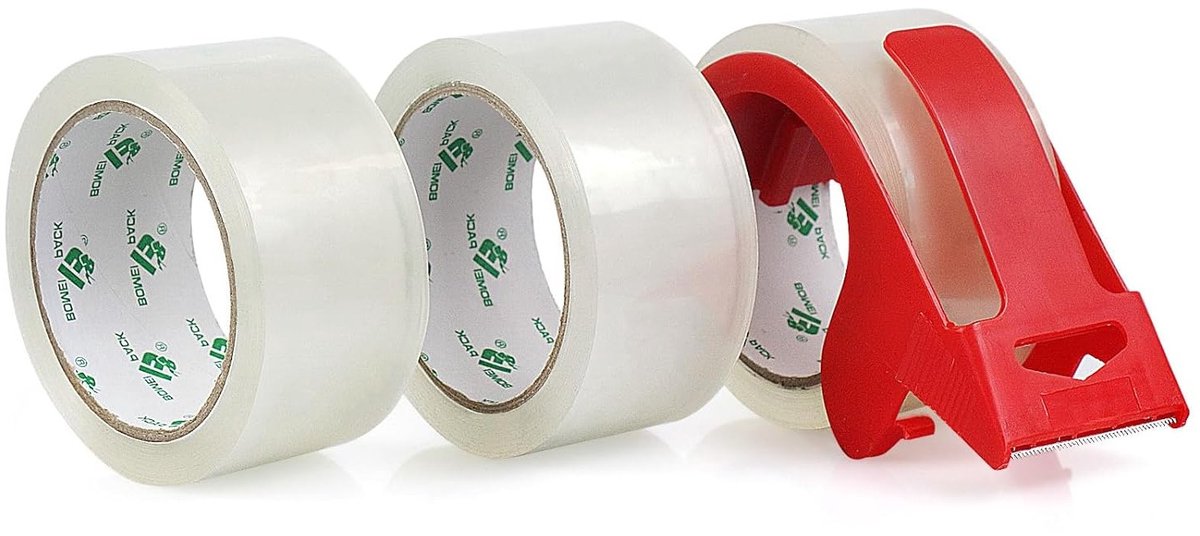 Verpakkingstape - 3 Rollen Transparante Tape, 66m x 48mm, Hoge Hechting voor Professioneel Gebruik