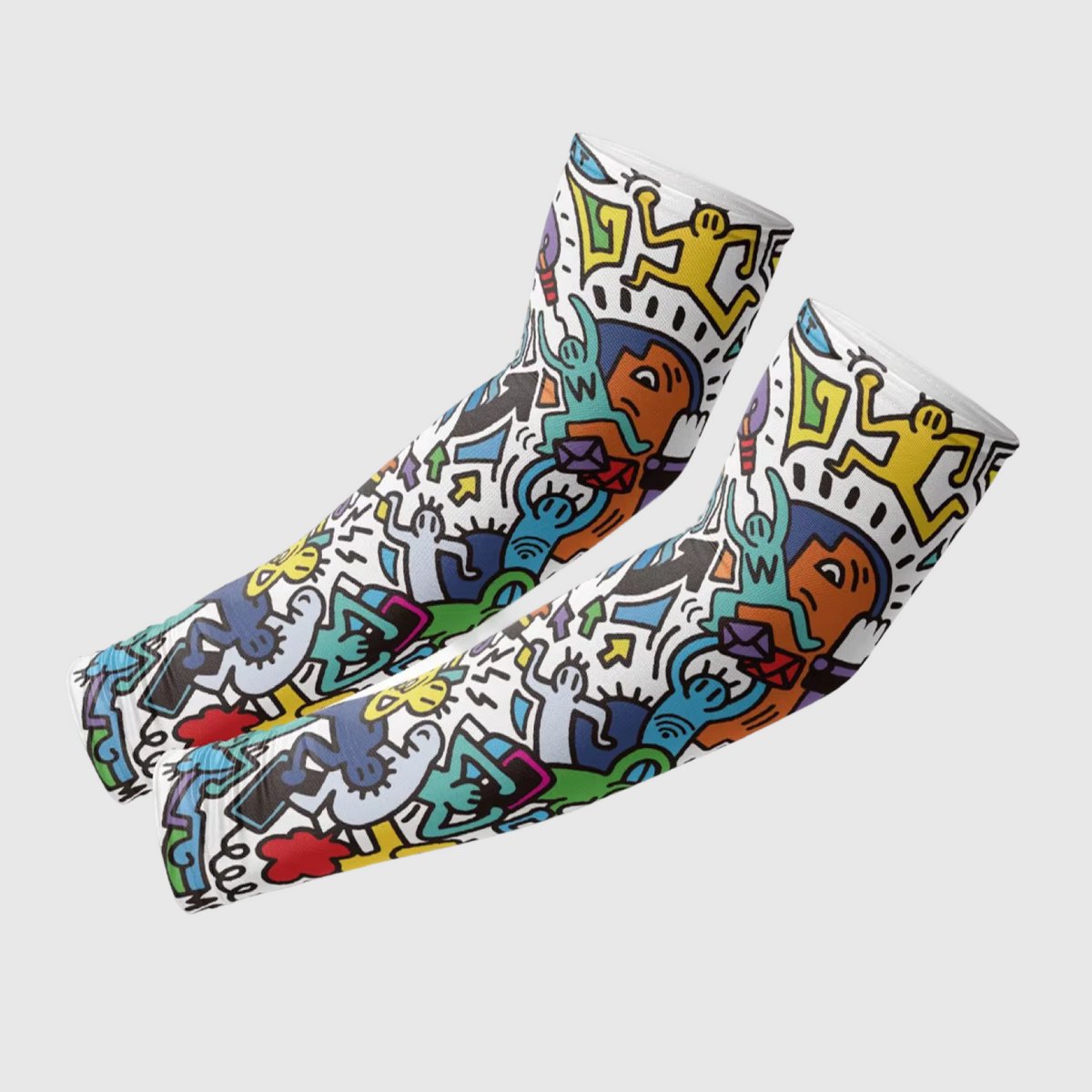 Premium Armstukken - UV-Bescherming - Ice Silk Materiaal - Arm Warmer - Arm Sleeves - Voor Sport, Fiets & Motor - Dames & Heren