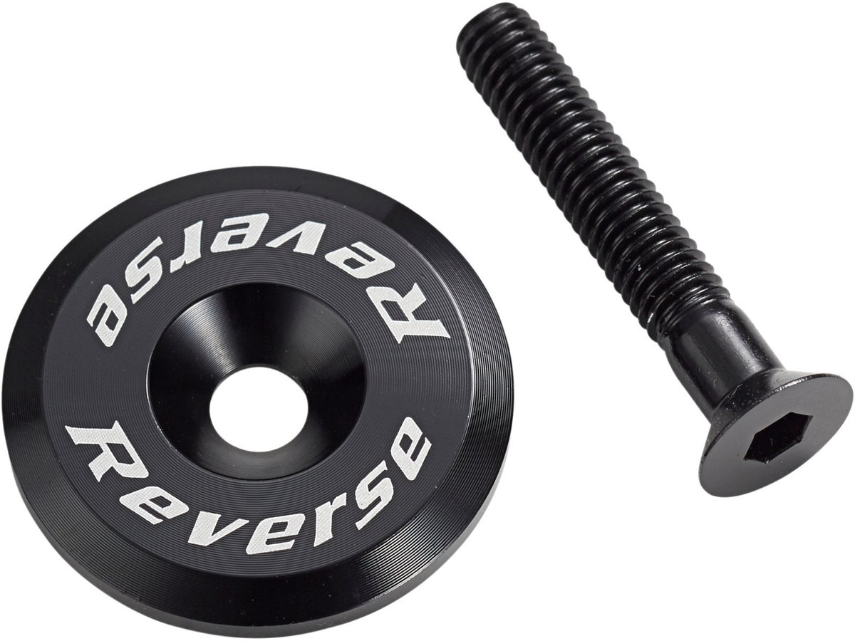 Reverse Ahead Cap With Screw Black - UNI