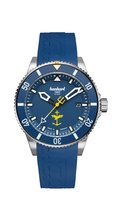 Hanhart FLY NAVY Aerosphere - Horloge - blauwe kunststof band - 42 mm