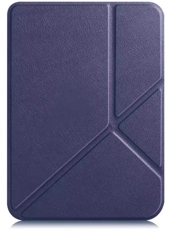 Finnacle - Flip cover geschikt voor Kobo Clara BW en Colour - Luxe Hoesje - Trifold - Donkerblauw — afbeelding 3