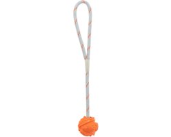 Trixie bal aan touw natuurrubber drijvend assorti 4,5 cm / 35 cm