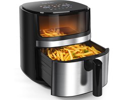 Taylor Swoden Airfryer XXL 8L met Kijkvenster – Heteluchtfriteuse Grote Capaciteit