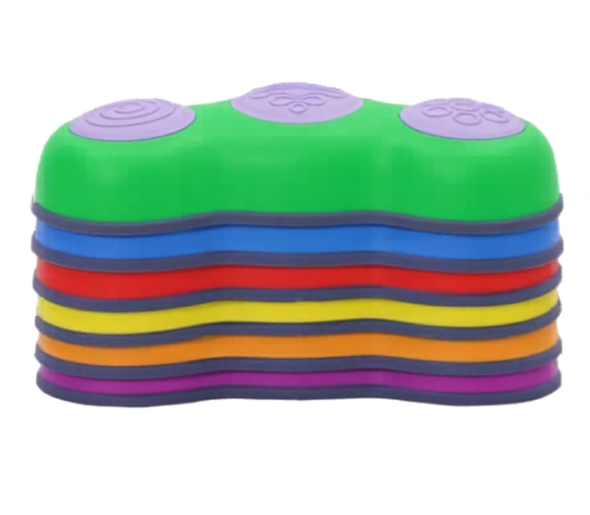 DnA® Stapelstenen - Stapelstein -Stapelstenen Kinderen - Rivierstenen - Stapelstein Balanceer - Multikleur - 30cm x 13cm x 6cm