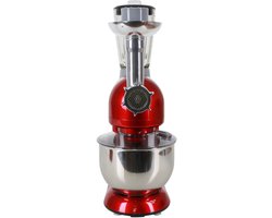 Klarstein Knetmaschine keukenmachine met Fleischwolf, 2000W Teigmaschine klein, 6 standen, Schneebesen - & Knethaken, planetair , roermachine met Mixer, keukenmachines met 5L kom - Rührmaschine - Planeetmenger - Food Processor