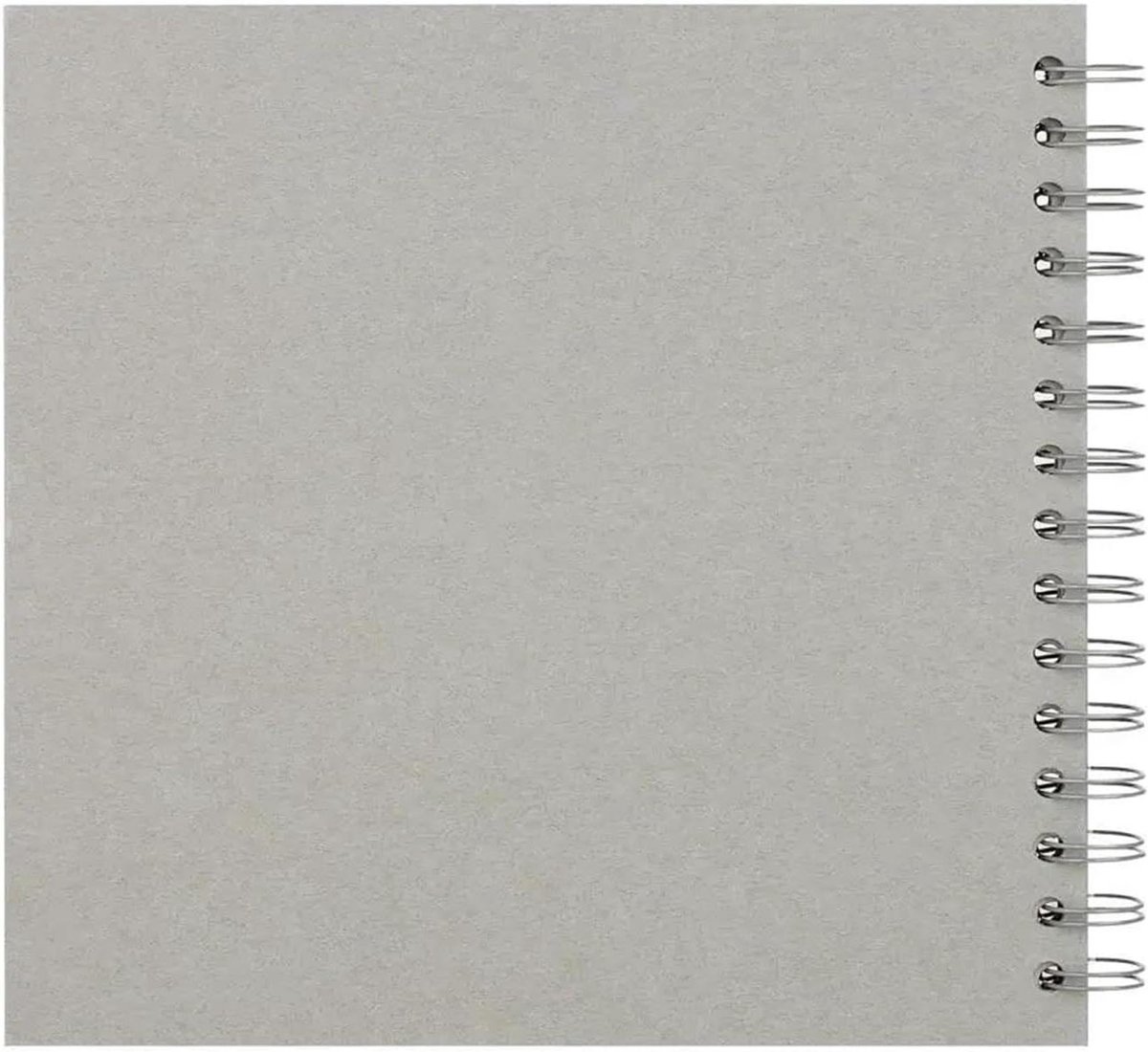 Scrapbook album - Plakboek fotoalbum - Herinneringen bewaren - Harde kaft dubbeldraads - 178 cm - Lichtgrijs