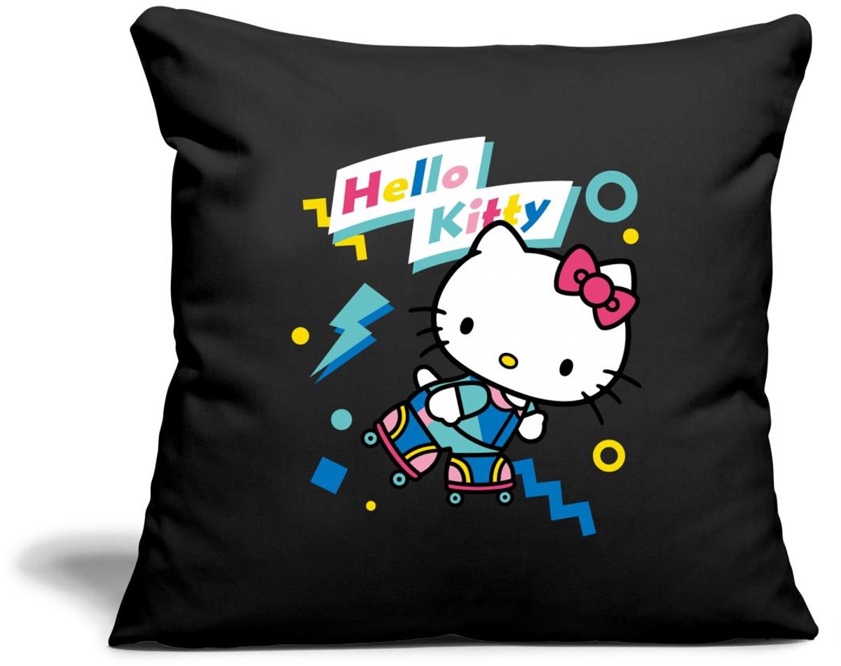 Hello Kitty Jaren 90 Stijlen Met Rolschaatsen Sierkussenhoes, 45 x 45 cm