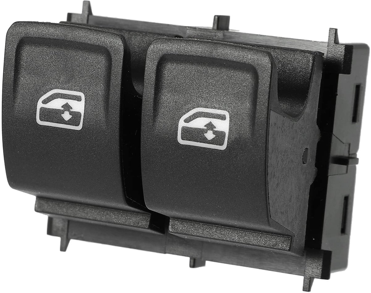 Dailygoods - Raambedieningsschakelaar - Volkswagen Golf - Gebruiksvriendelijk - Zwart - Vervangt oude schakelaar - Geschikt voor Volkswagen Golf M K 7...