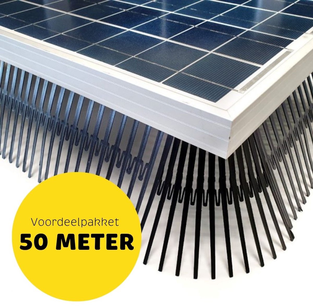 Vogelwering zonnepanelen | Birdstop Voordeelpakket 50 meter (incl. 4 hoekstukken)