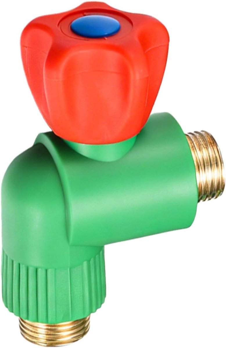 Hoekafsluitventiel Boiler - Lekvrije Uitgang - Waterstroom Regelen - Drukreducerend Ontwerp - 4 of 6 Punten - Messing