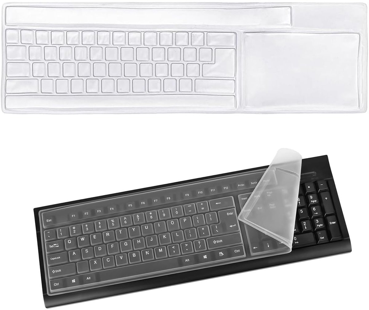 VLEMICO- Toetsenbordafdekking Waterdicht - Toetsenbordbeschermer - Siliconen Bescherming - Antislip - Ultradun - Perfecte Pasvorm