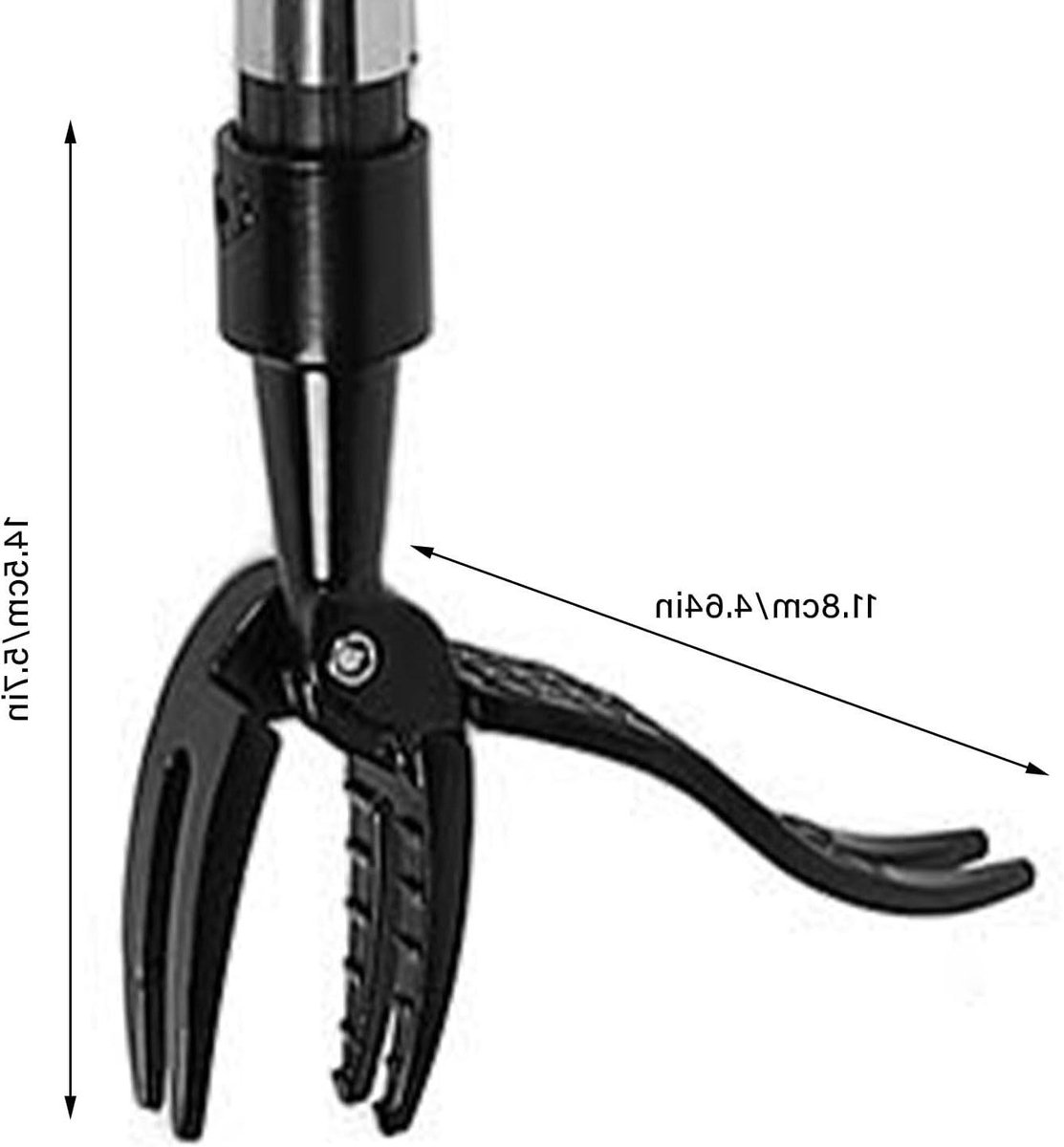Onkruidtrekker - Wortelverwijderaar - Tuinonderhoud - Ergonomisch Handvat - 33 cm - Grijs