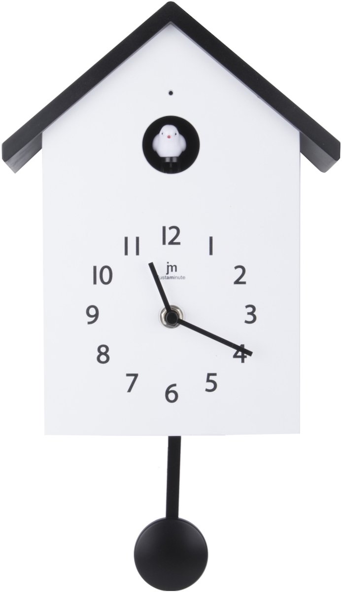 Koekoeksklok Lowell / Just a Minute - leuk kado met duidelijke afleesbare cijfers/ geluid is te regelen / met automatisch nachtafstelling 22:00-06:00 / leuk Vaderdag kado