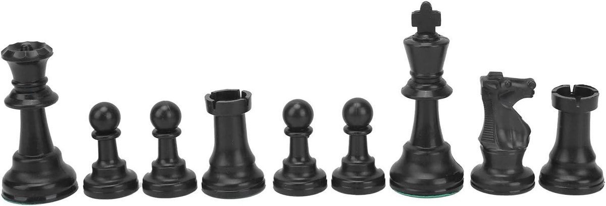 Schaakspel Set - Logisch Spel - Reizen en Educatie - Opvouwbaar Bord - 42x42 cm - Groen Wit