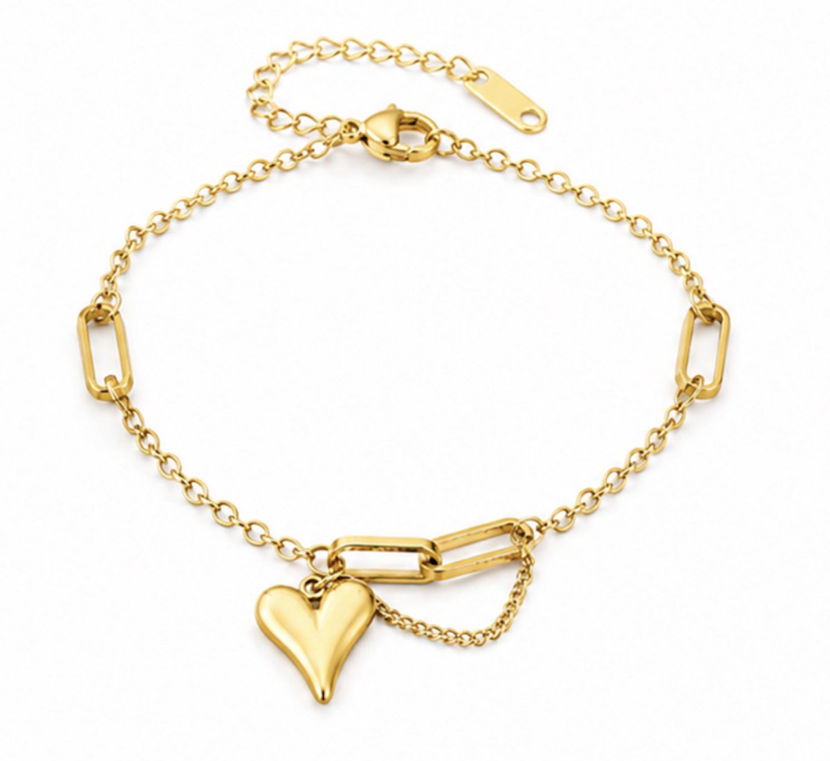 Armband - Goudkleurig- verguld - dames - Vrouwen - feest sieraden - verjaardag cadeau - cadeau - vakantie