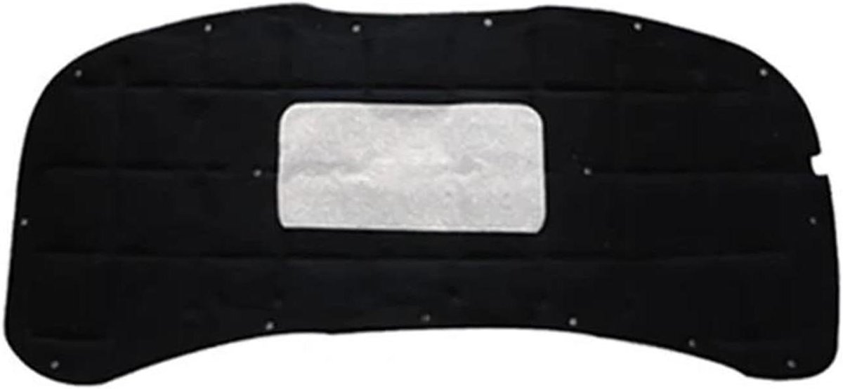 Isolatiemat Motorruimte - Geluiddempend Katoen - Motor Koel Houden - Warmte Reflecterend - 1 Kilogram - Zwart