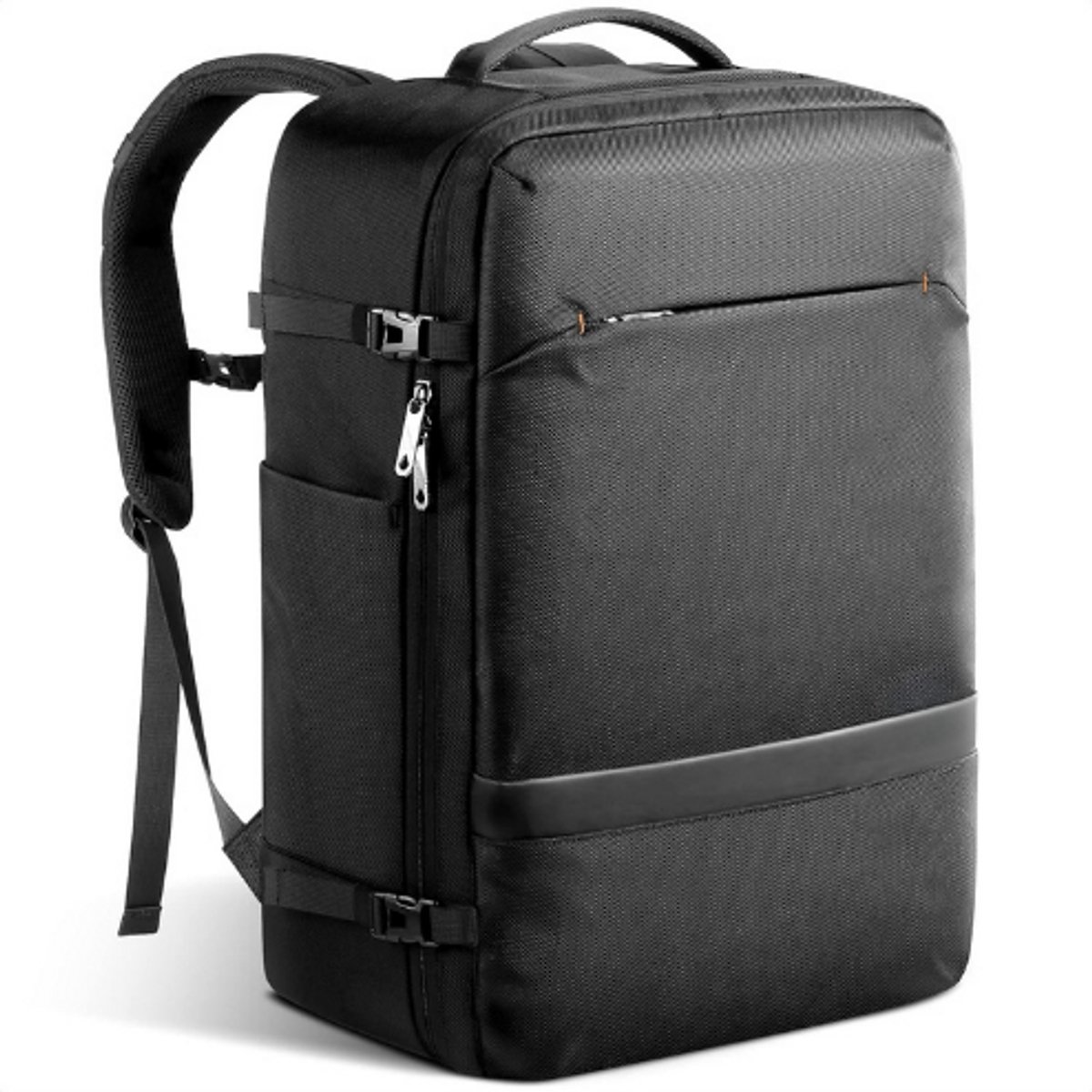 Inateck 42L Reisrugzak Handbagage - Vliegtuig Goedgekeurde Cabin Bag - Laptop Rugzak Voor 15,6 Inch - Grote Travel Backpack Voor Weekend En Zakenreis - Unisex Zwart