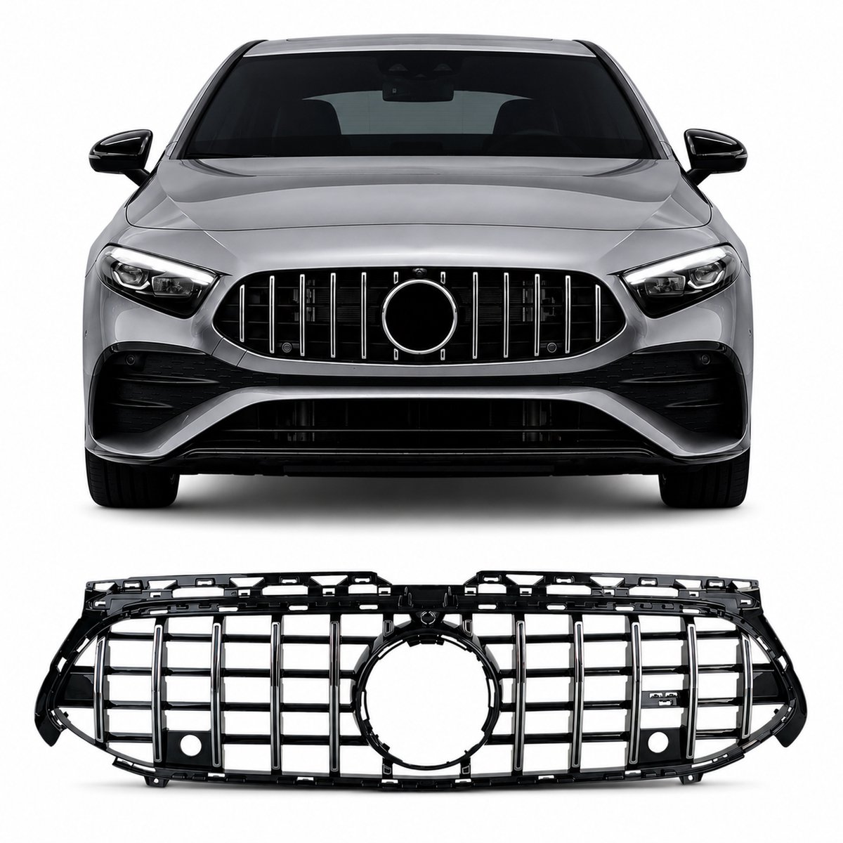 Panamericana Grill Chrome Geschikt voor Mercedes A-Klasse W177 V177 Facelift 2023+