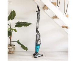 Rechte Stofzuiger - Conga PopStar 1000 Duo - 800W - Steelstofzuiger - Handstofzuiger - Cyclonische Technologie - Lichtgewicht - Zakloos - Zwart